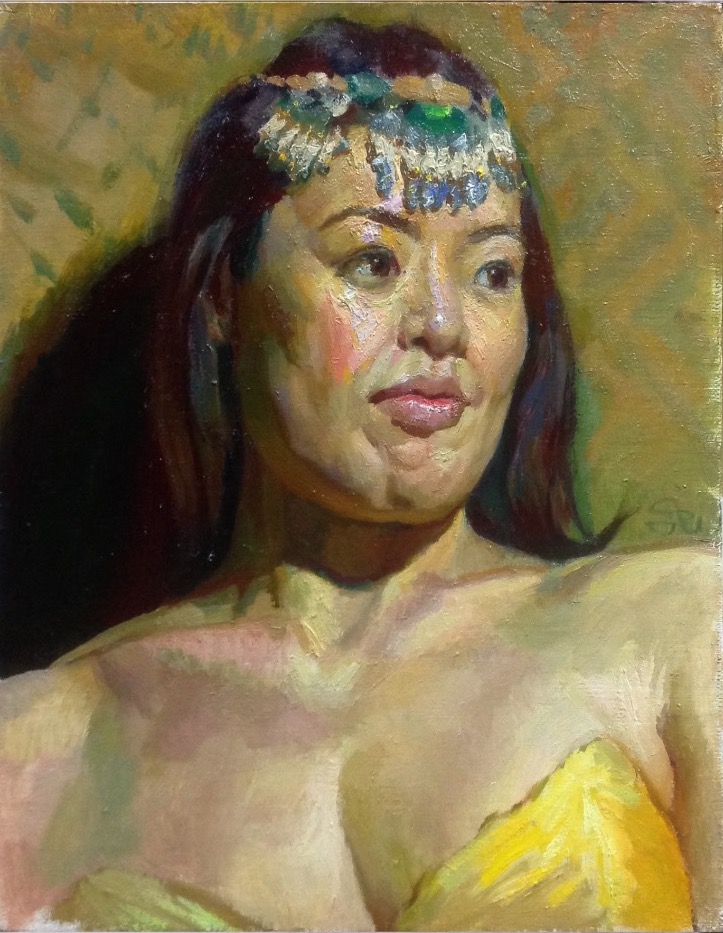 Wendy 11x14 oil on panel mounted linen 2016