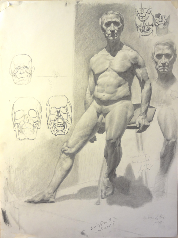 Freddy 18x24 inches charcoal 2014